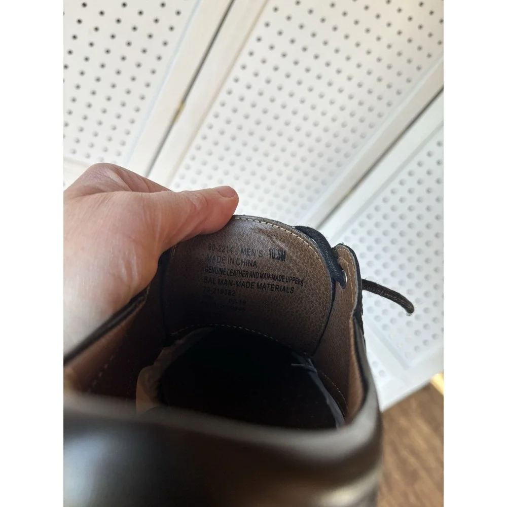 Dockers Genuine Leather / Man‎ Made Dress Shoes Black Lace Up Oxford 10.5M